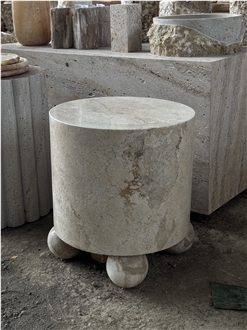Marble Stool 3 Ball