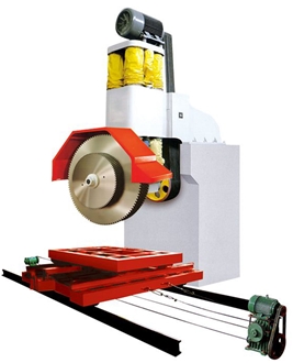 Hydraulic Lifting Multi-Blade Stone Cutting Machine