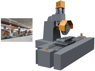 Single Arm Multi-Blades Stone Cutting Machine