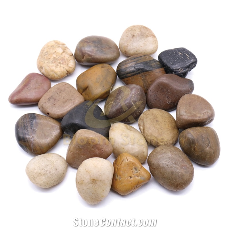 Polished Mixed River Pebble Stones
