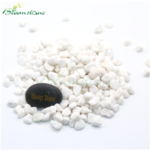 Snow White Pebble Garden River Stone