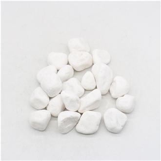 Snow White Pebble Garden River Stone