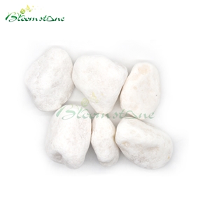 Snow White Pebble Garden River Stone
