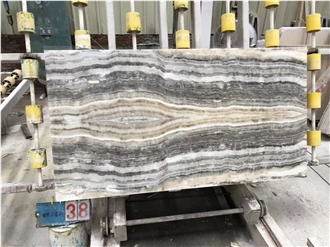 Gray Jade Bubble Onyx Slabs
