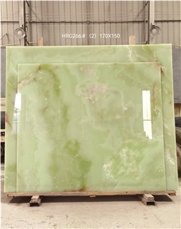 Light Green Onyx Slabs