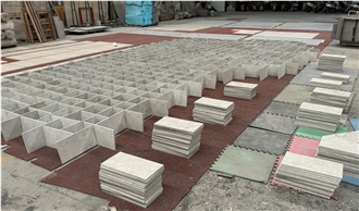 Plain Grey Imperial Marble Floor Tiles