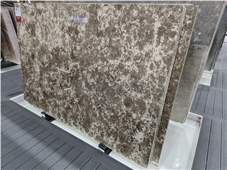 Crystal Emperador  Light Marble Slabs