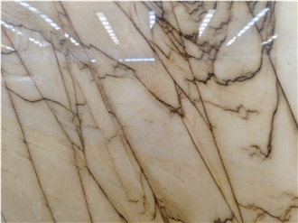 Golden Tobacco Quartzite Slabs For Accent Wall