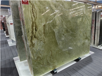 Ming Green Marble Slabs Polished Surface 20Mm Thick