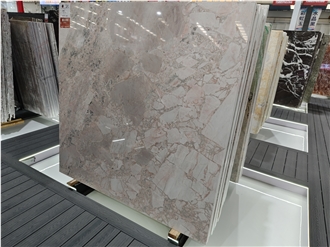 Porta Rosa Marble Slabs 20Mm Thick For Flooring Decor