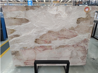 Porta Rosa Marble Slabs Polished Surface