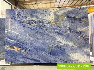 Brazil Blue Azul Bahia Granite Slabs