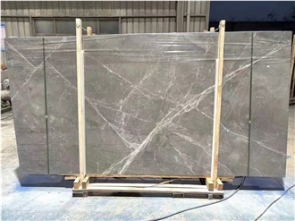 Polished Grey Emperador Marble Slabs
