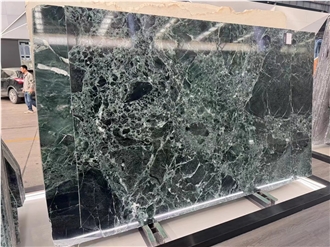 Polished  Italy Green Marble Verde Alpi Marble Slabs