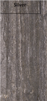 Titanium Silver Travertine Slabs And Tiles