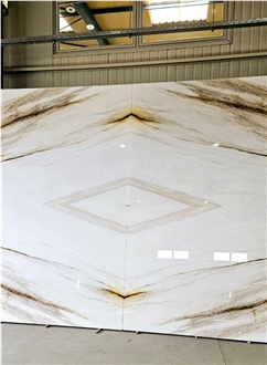 Thassos Vena Oro 3285 Marble Slabs