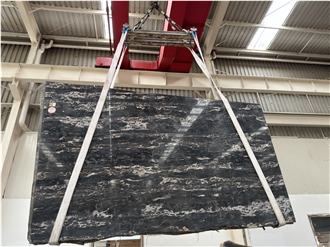 Black Portoro Marble Slabs