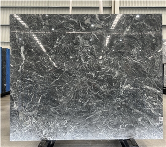 Dark Grey Marble Polished Slabs