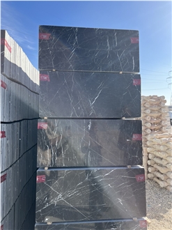 Kashan Black Marble Tiles