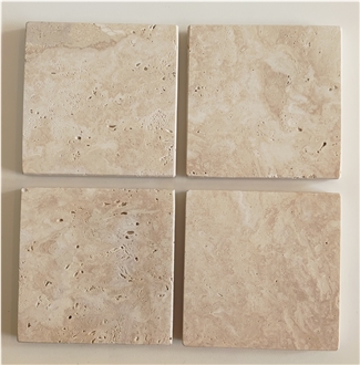 Plain Travertine Coasters Home Decor Products