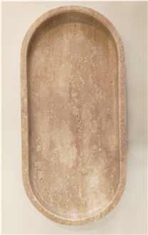 Wabi Sabi Travertine  Oval Wine Holder Home Decor Products