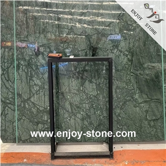 Big Flower Green Marble Slabs Jade Green Marble