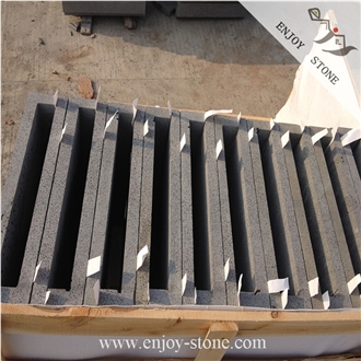 Dark Grey Basalt Pool Coping Tiles