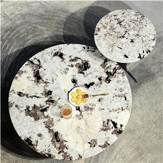 Labrador Bianco Granite  Round Table Tops