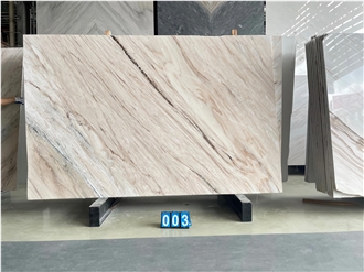 Polished Palissandro White Marble Slabs