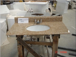 G682 Granite Bathroom Countertops, Customer Size