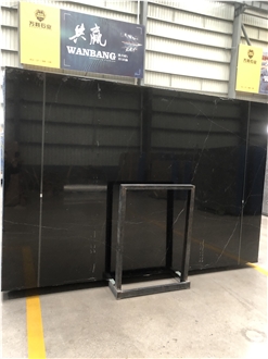 Good Quality Nero Marquina Marble Slabs Wall Tiles