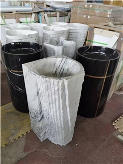 Hot Sale Cylindrical White Wash Basin For Hotel Design
