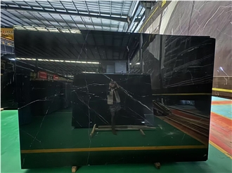Hot Sale Nero Marquina Marble Slabs For Elegant Desgin