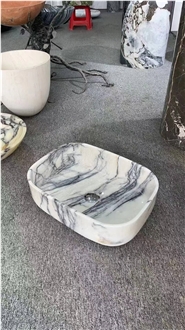 Milas Lilac Marble Wash Basins