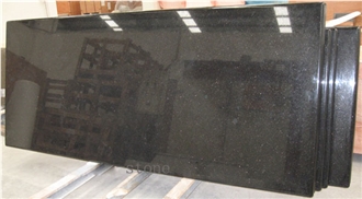 Mysterious Black Galaxy Granite Slabs