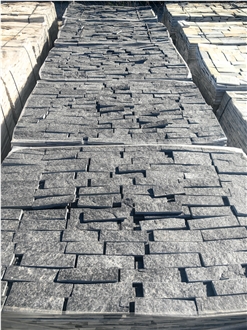 Green Gneiss Machine Cutted Tiles