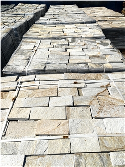 Light Grey Machine Cut Gneiss Tiles