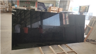 Angola Black Granite Slabs For Interior  Exterior Decoration