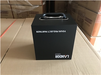 Display Box -Black-With Handle-Can Put Any Size Stone