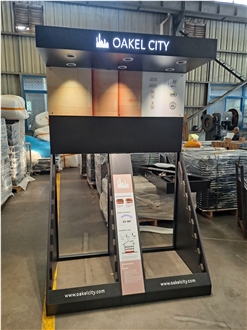Timber Sample, Tile Sample Display Stand With Light