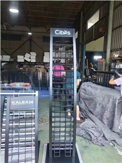 Tower Display For Quartz Marble Granite Sample