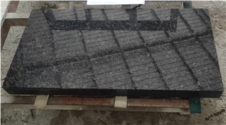 Angola Black Granite Floor Tiles-Polished