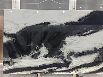 China Panda White Marble Slabs