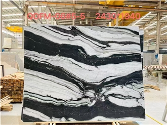 Chinese High Quality Panda White Marble Slabs