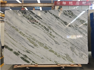 High Quality Panda Green Marble Slabs
