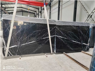 Hot Sale Black Marquina Marble Slabs