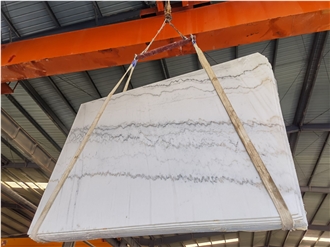 China Guangxi White Marble Slabs
