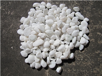 Snow White Tumbled Garden Pebble Stone