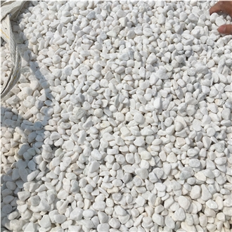 Snow White Tumbled Garden Pebble Stone