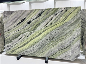 High Grade Raggio Verde Marble Slabs